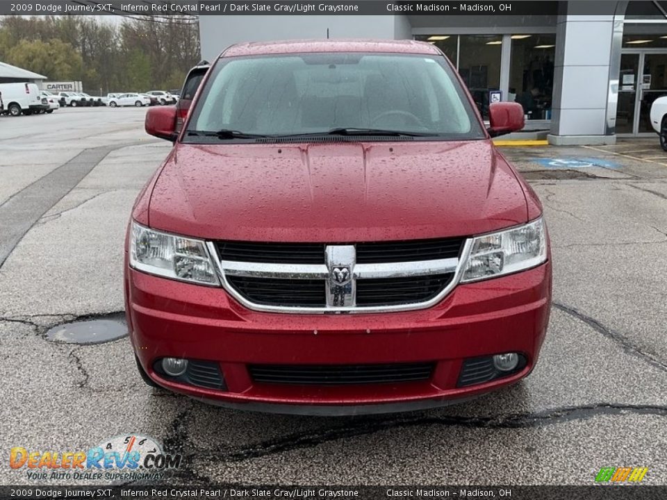 2009 Dodge Journey SXT Inferno Red Crystal Pearl / Dark Slate Gray/Light Graystone Photo #10