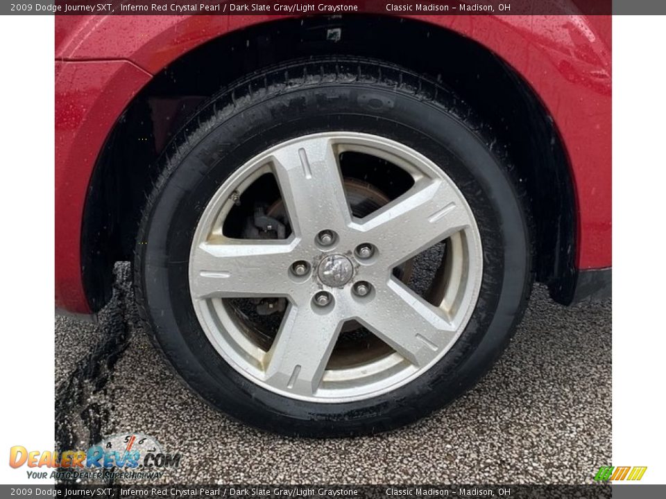 2009 Dodge Journey SXT Inferno Red Crystal Pearl / Dark Slate Gray/Light Graystone Photo #13