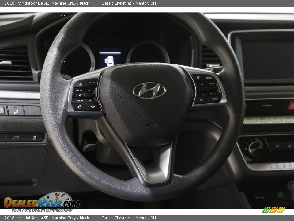 2018 Hyundai Sonata SE Machine Gray / Black Photo #7
