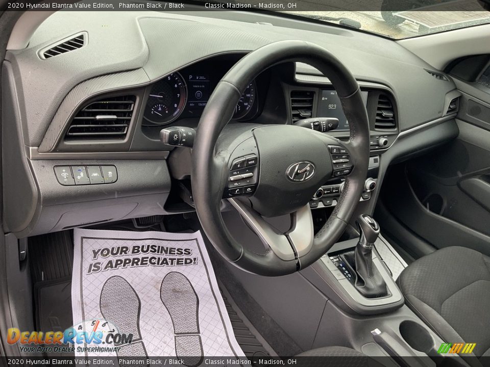 2020 Hyundai Elantra Value Edition Phantom Black / Black Photo #4