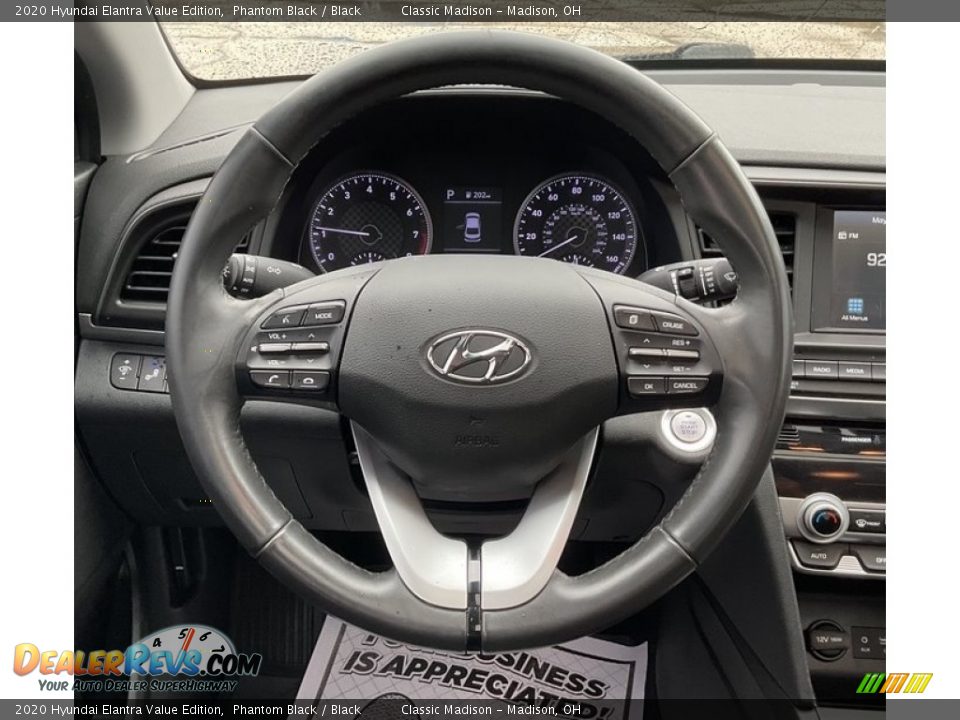 2020 Hyundai Elantra Value Edition Phantom Black / Black Photo #5