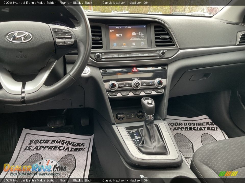 2020 Hyundai Elantra Value Edition Phantom Black / Black Photo #6