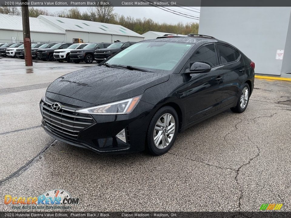 2020 Hyundai Elantra Value Edition Phantom Black / Black Photo #8