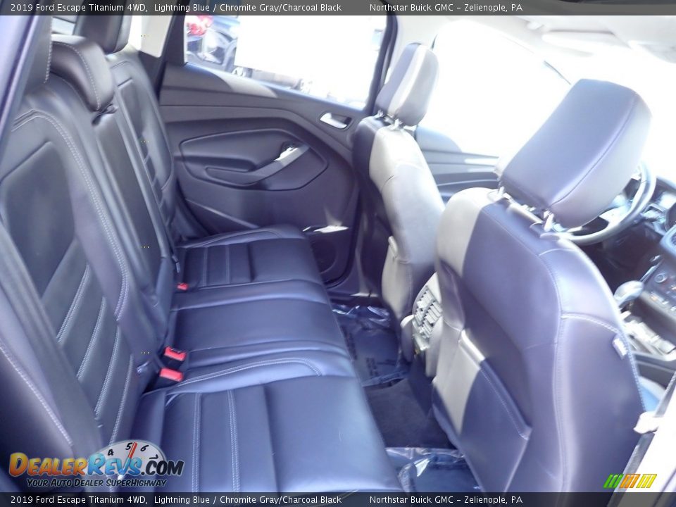 2019 Ford Escape Titanium 4WD Lightning Blue / Chromite Gray/Charcoal Black Photo #16