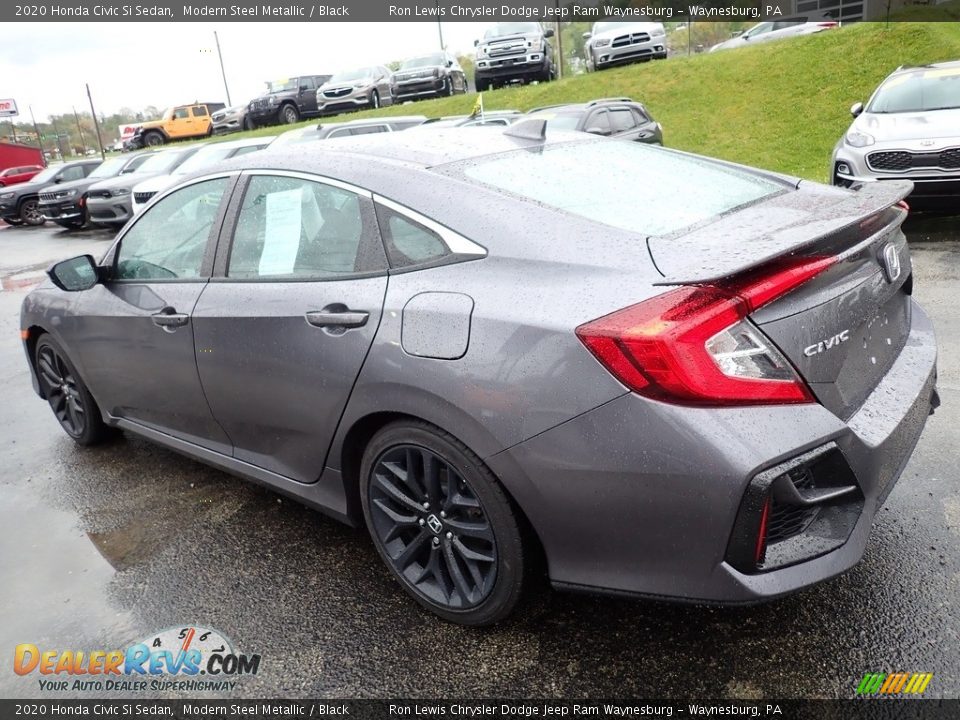 2020 Honda Civic Si Sedan Modern Steel Metallic / Black Photo #3