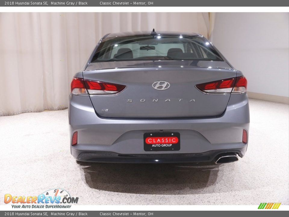 2018 Hyundai Sonata SE Machine Gray / Black Photo #17