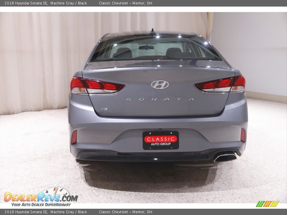 2018 Hyundai Sonata SE Machine Gray / Black Photo #17