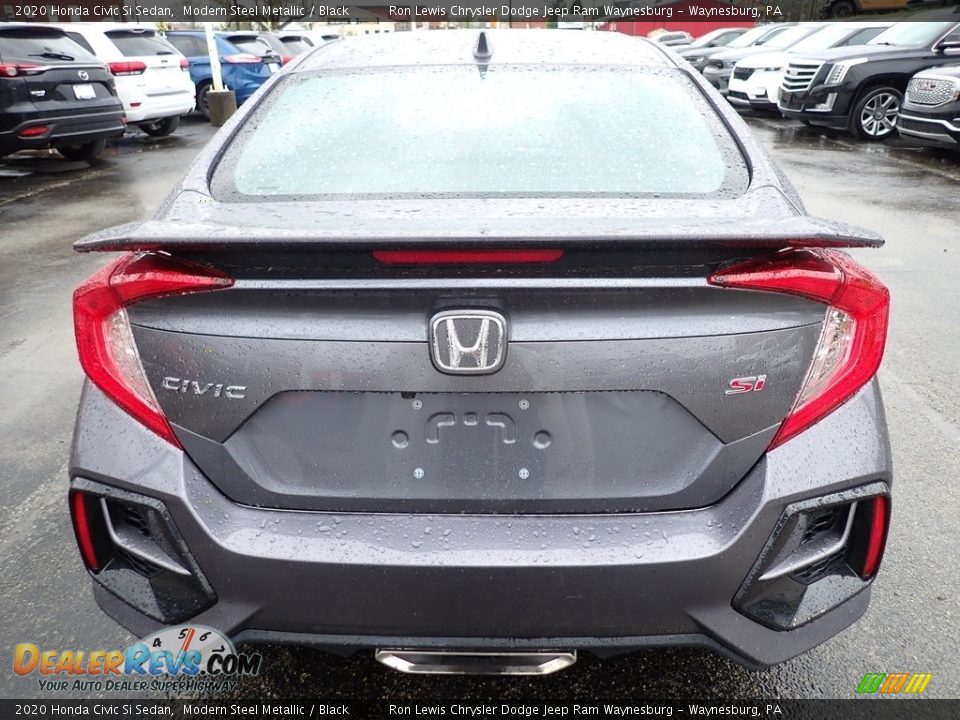 2020 Honda Civic Si Sedan Modern Steel Metallic / Black Photo #4
