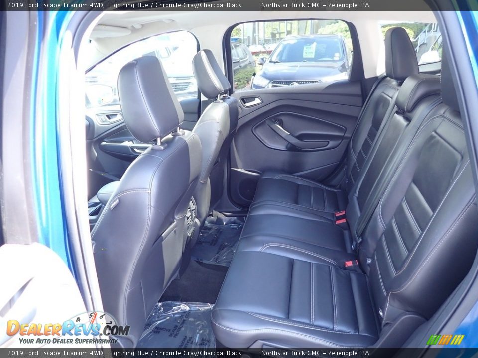 2019 Ford Escape Titanium 4WD Lightning Blue / Chromite Gray/Charcoal Black Photo #18