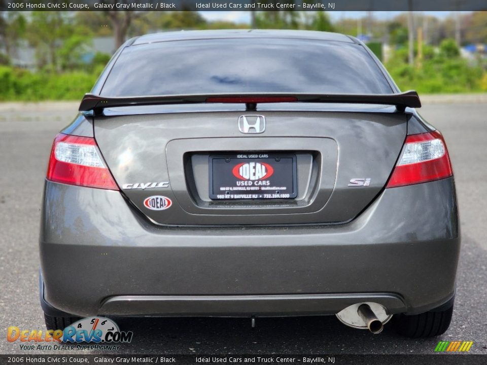 2006 Honda Civic Si Coupe Galaxy Gray Metallic / Black Photo #6