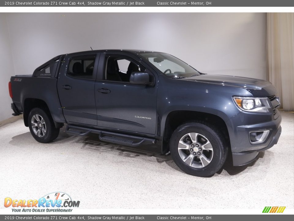 2019 Chevrolet Colorado Z71 Crew Cab 4x4 Shadow Gray Metallic / Jet Black Photo #1