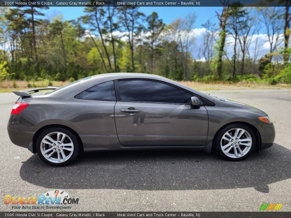 2006 Honda Civic Si Coupe Galaxy Gray Metallic / Black Photo #8