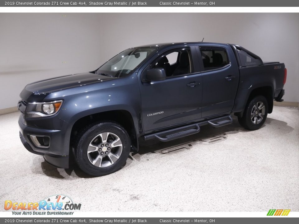 2019 Chevrolet Colorado Z71 Crew Cab 4x4 Shadow Gray Metallic / Jet Black Photo #3