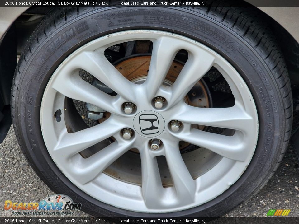 2006 Honda Civic Si Coupe Galaxy Gray Metallic / Black Photo #14