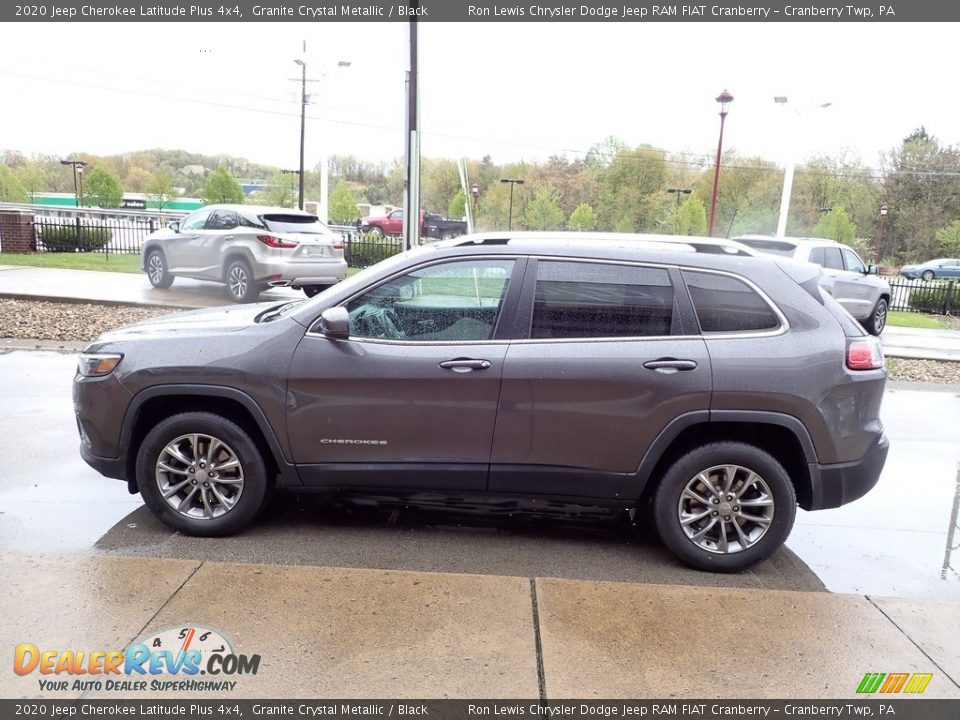 2020 Jeep Cherokee Latitude Plus 4x4 Granite Crystal Metallic / Black Photo #5