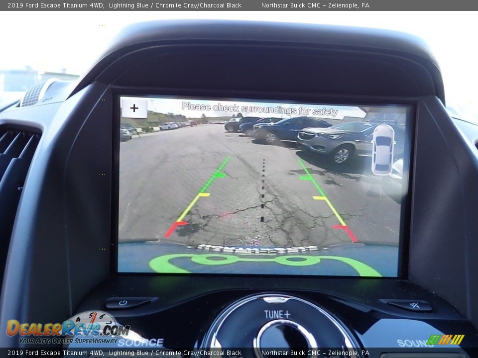 2019 Ford Escape Titanium 4WD Lightning Blue / Chromite Gray/Charcoal Black Photo #26