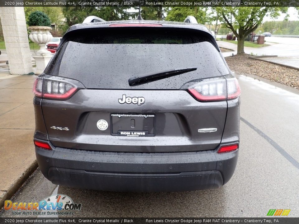 2020 Jeep Cherokee Latitude Plus 4x4 Granite Crystal Metallic / Black Photo #7