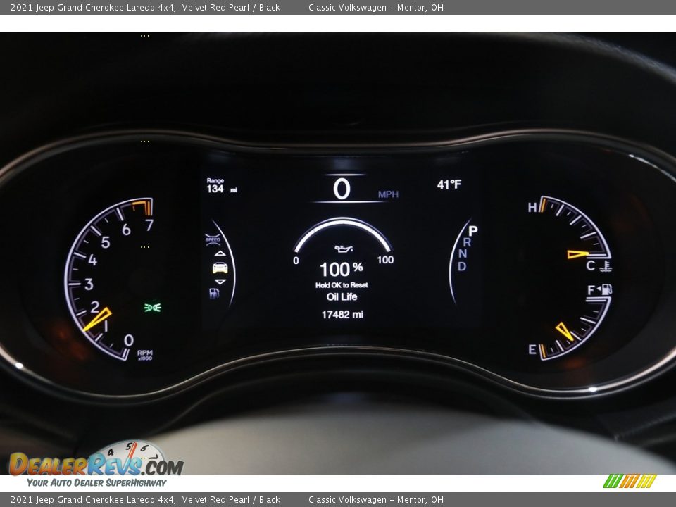 2021 Jeep Grand Cherokee Laredo 4x4 Velvet Red Pearl / Black Photo #8