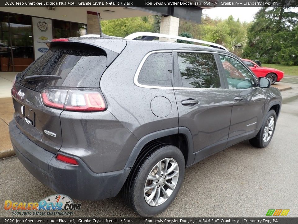 2020 Jeep Cherokee Latitude Plus 4x4 Granite Crystal Metallic / Black Photo #8