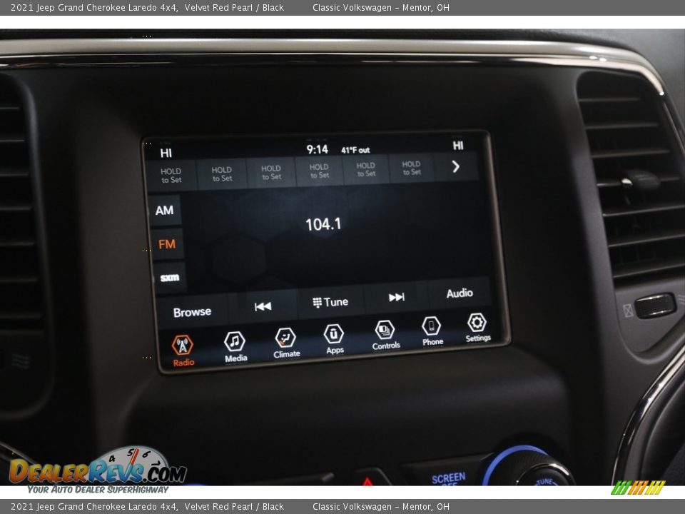 2021 Jeep Grand Cherokee Laredo 4x4 Velvet Red Pearl / Black Photo #10