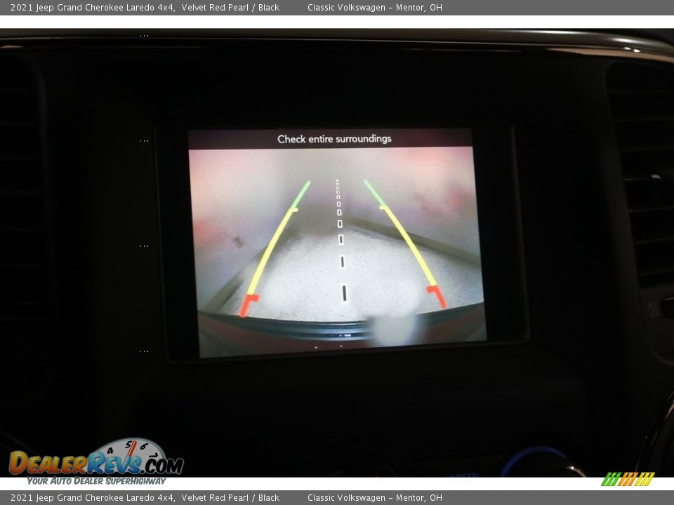 2021 Jeep Grand Cherokee Laredo 4x4 Velvet Red Pearl / Black Photo #12