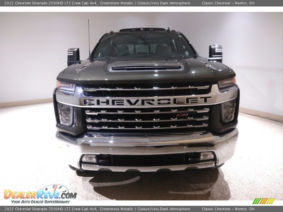 2022 Chevrolet Silverado 2500HD LTZ Crew Cab 4x4 Greenstone Metallic / Gideon/Very Dark Atmosphere Photo #2