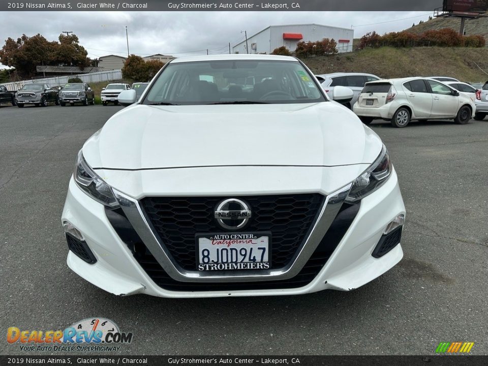 2019 Nissan Altima S Glacier White / Charcoal Photo #2