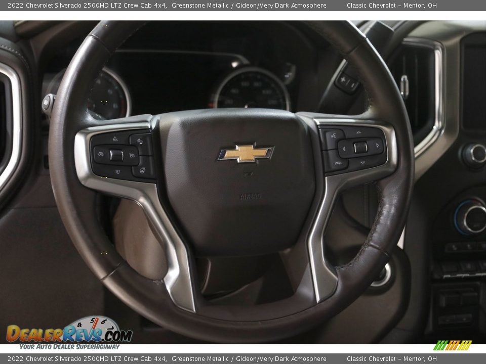 2022 Chevrolet Silverado 2500HD LTZ Crew Cab 4x4 Greenstone Metallic / Gideon/Very Dark Atmosphere Photo #8