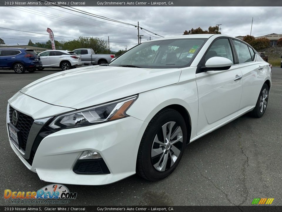 2019 Nissan Altima S Glacier White / Charcoal Photo #3