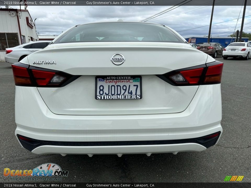 2019 Nissan Altima S Glacier White / Charcoal Photo #5