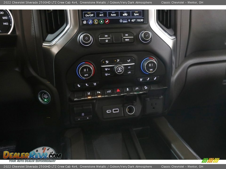 2022 Chevrolet Silverado 2500HD LTZ Crew Cab 4x4 Greenstone Metallic / Gideon/Very Dark Atmosphere Photo #16