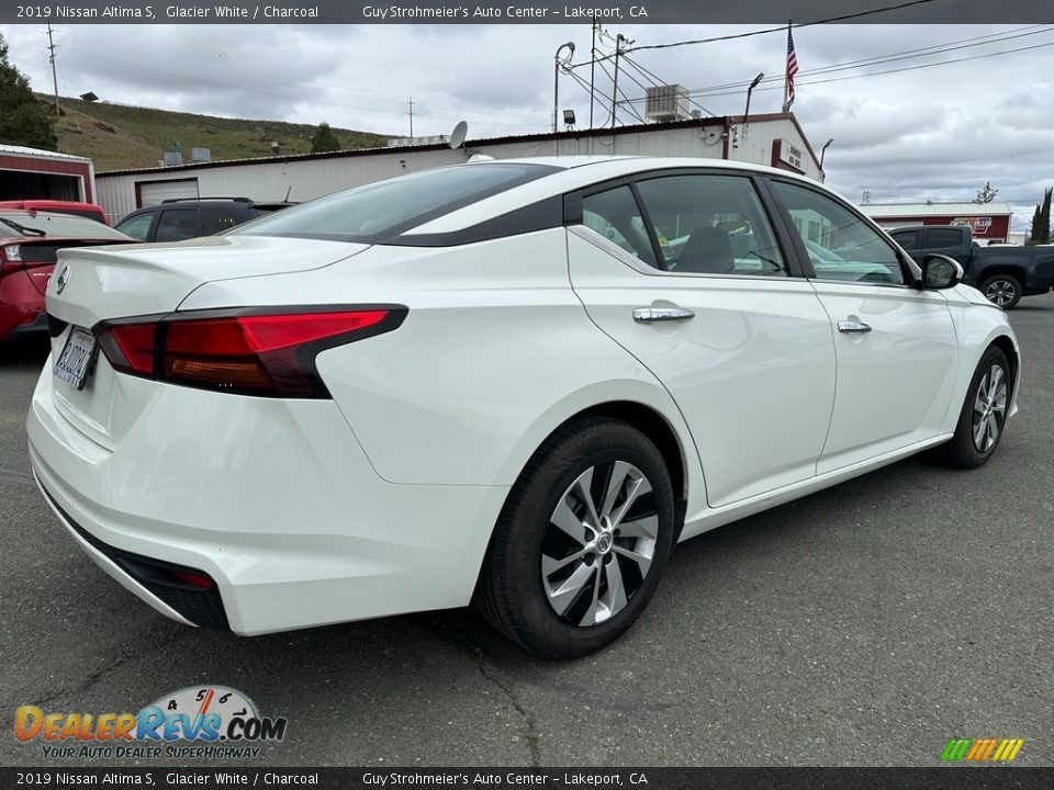 2019 Nissan Altima S Glacier White / Charcoal Photo #6