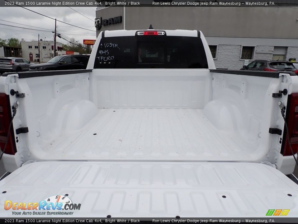 2023 Ram 1500 Laramie Night Edition Crew Cab 4x4 Bright White / Black Photo #5