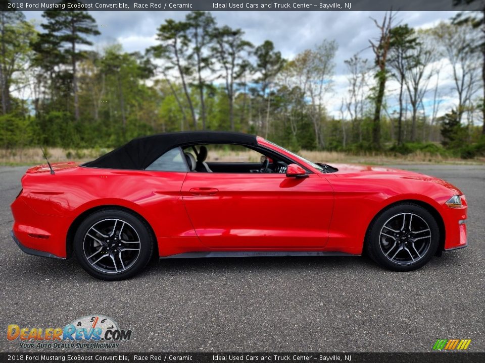 Race Red 2018 Ford Mustang EcoBoost Convertible Photo #12
