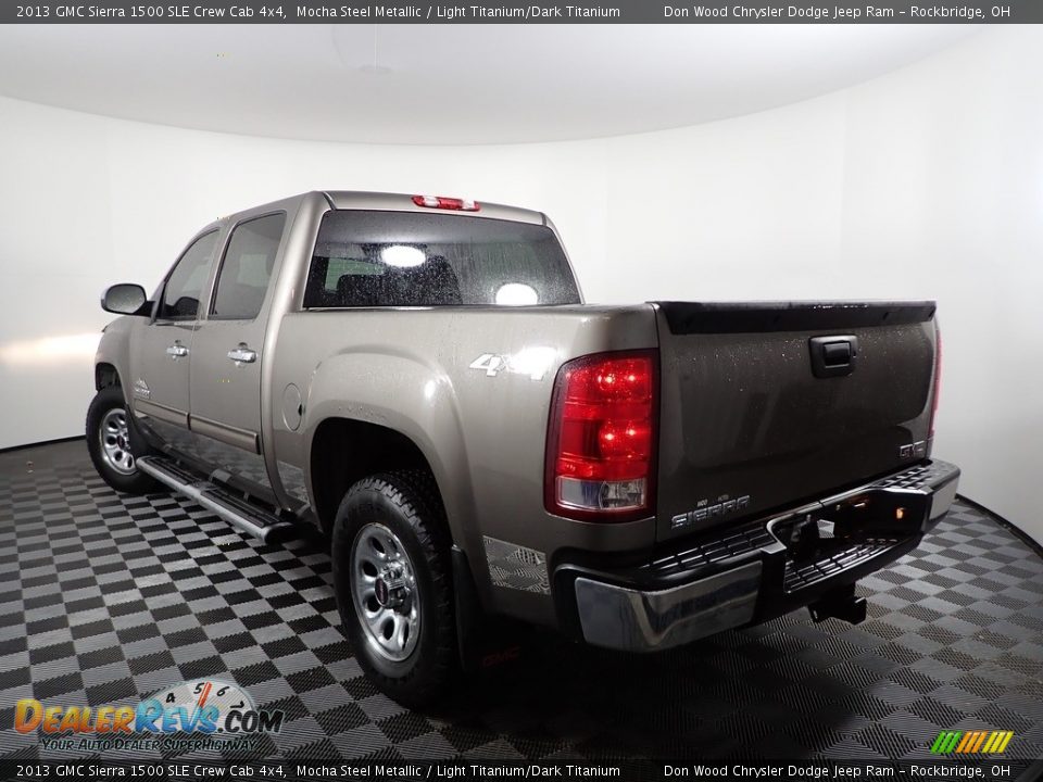 2013 GMC Sierra 1500 SLE Crew Cab 4x4 Mocha Steel Metallic / Light Titanium/Dark Titanium Photo #4