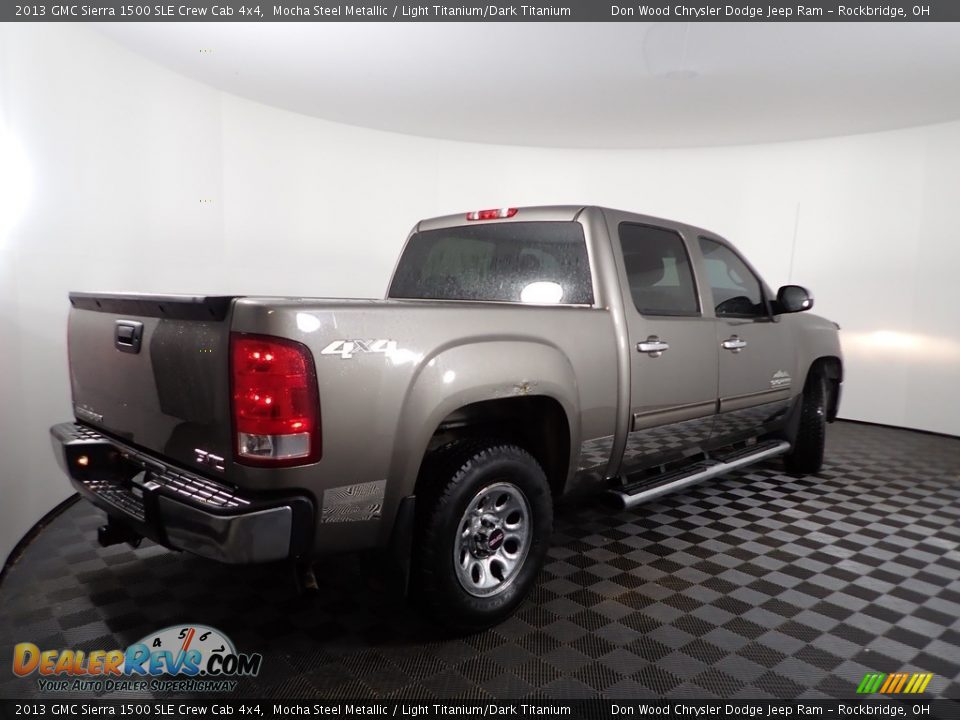 2013 GMC Sierra 1500 SLE Crew Cab 4x4 Mocha Steel Metallic / Light Titanium/Dark Titanium Photo #6