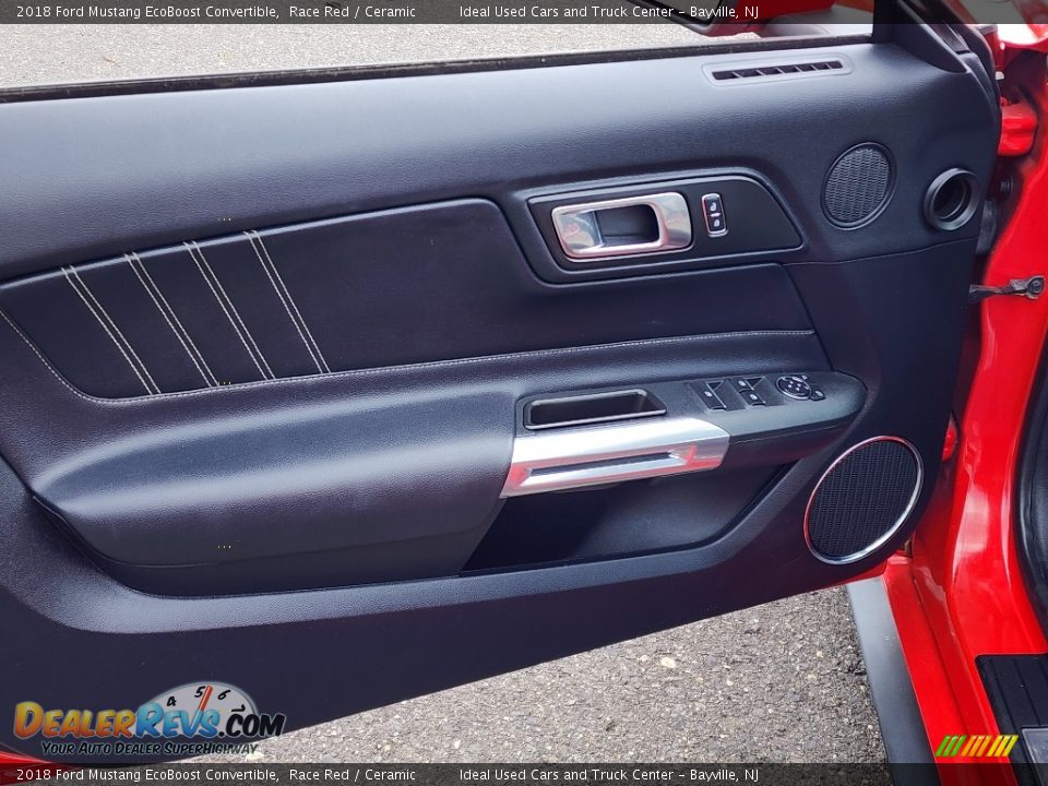 Door Panel of 2018 Ford Mustang EcoBoost Convertible Photo #20