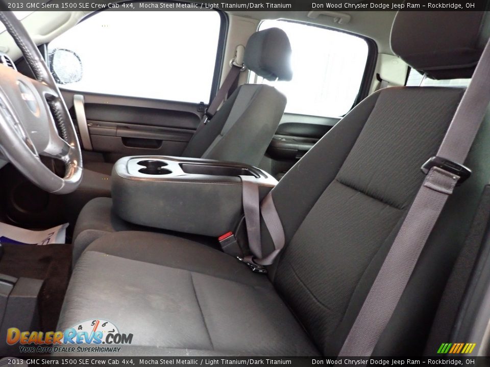 2013 GMC Sierra 1500 SLE Crew Cab 4x4 Mocha Steel Metallic / Light Titanium/Dark Titanium Photo #9