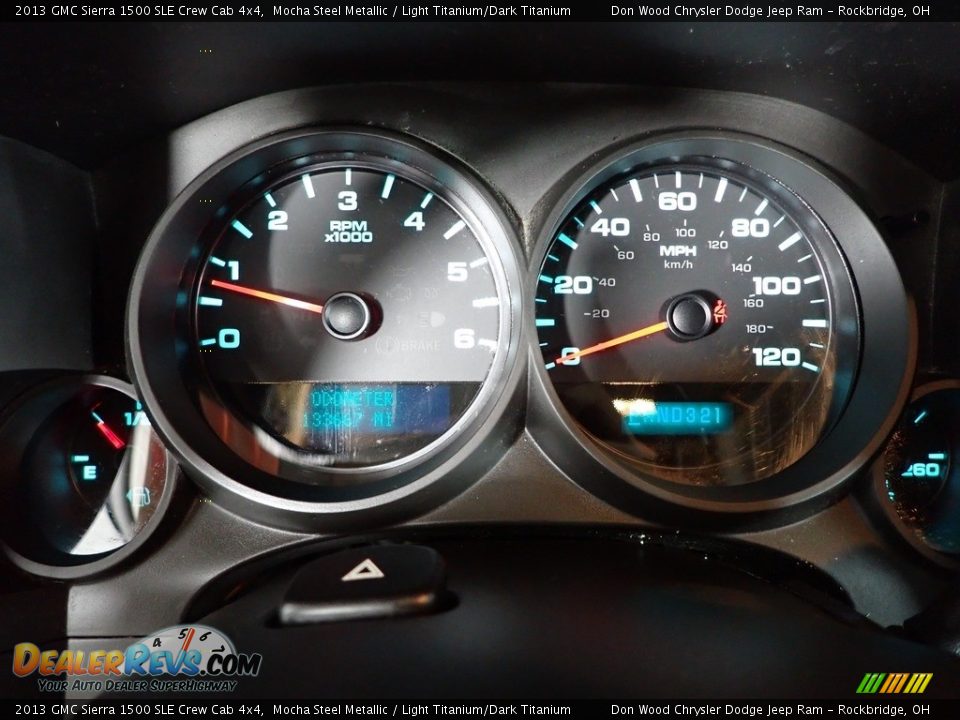 2013 GMC Sierra 1500 SLE Crew Cab 4x4 Gauges Photo #13