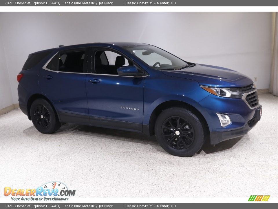 2020 Chevrolet Equinox LT AWD Pacific Blue Metallic / Jet Black Photo #1