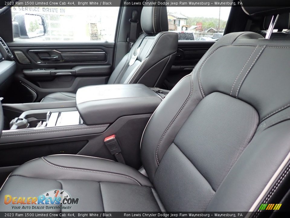 2023 Ram 1500 Limited Crew Cab 4x4 Bright White / Black Photo #11