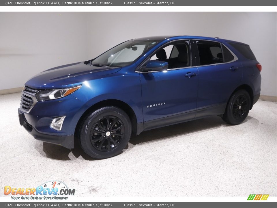 2020 Chevrolet Equinox LT AWD Pacific Blue Metallic / Jet Black Photo #3
