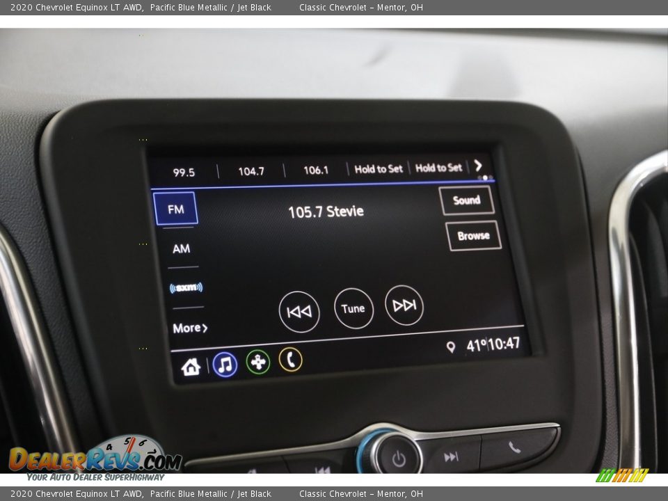 2020 Chevrolet Equinox LT AWD Pacific Blue Metallic / Jet Black Photo #10