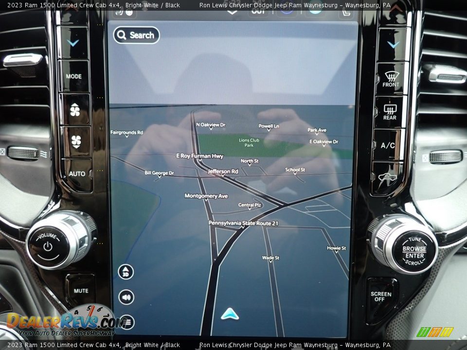 2023 Ram 1500 Limited Crew Cab 4x4 Bright White / Black Photo #18