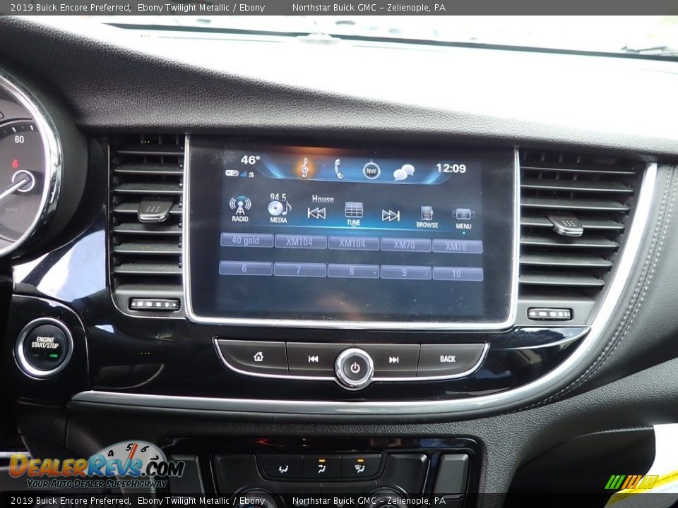 2019 Buick Encore Preferred Ebony Twilight Metallic / Ebony Photo #24