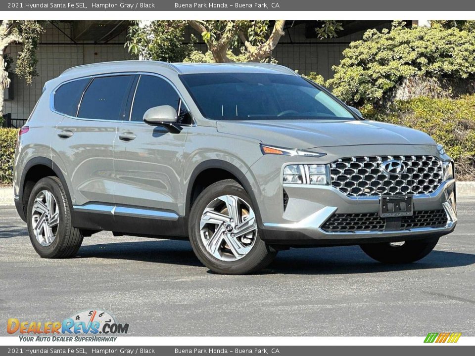 2021 Hyundai Santa Fe SEL Hampton Gray / Black Photo #2