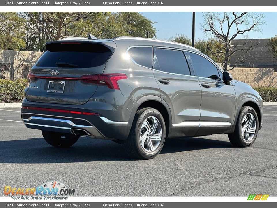 2021 Hyundai Santa Fe SEL Hampton Gray / Black Photo #4