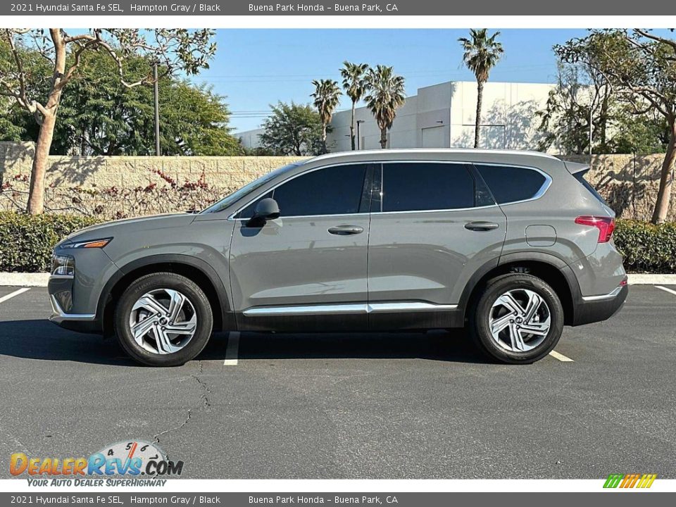 2021 Hyundai Santa Fe SEL Hampton Gray / Black Photo #7