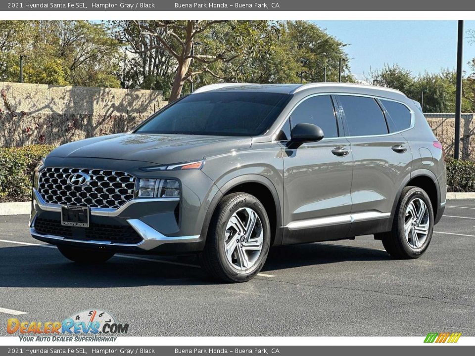 2021 Hyundai Santa Fe SEL Hampton Gray / Black Photo #8