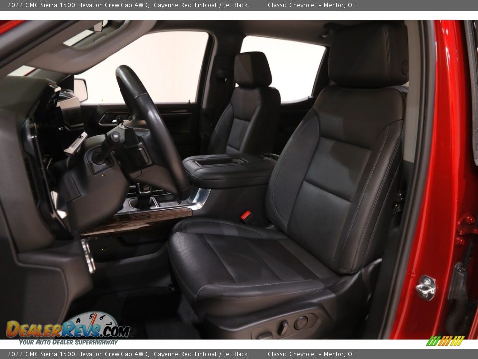 2022 GMC Sierra 1500 Elevation Crew Cab 4WD Cayenne Red Tintcoat / Jet Black Photo #5